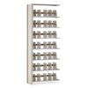 Tennsco Snap-Together 7-Shelf Closed Add-On Unit, Steel, 36w x 12d x 88h, Sand 1288ACSD